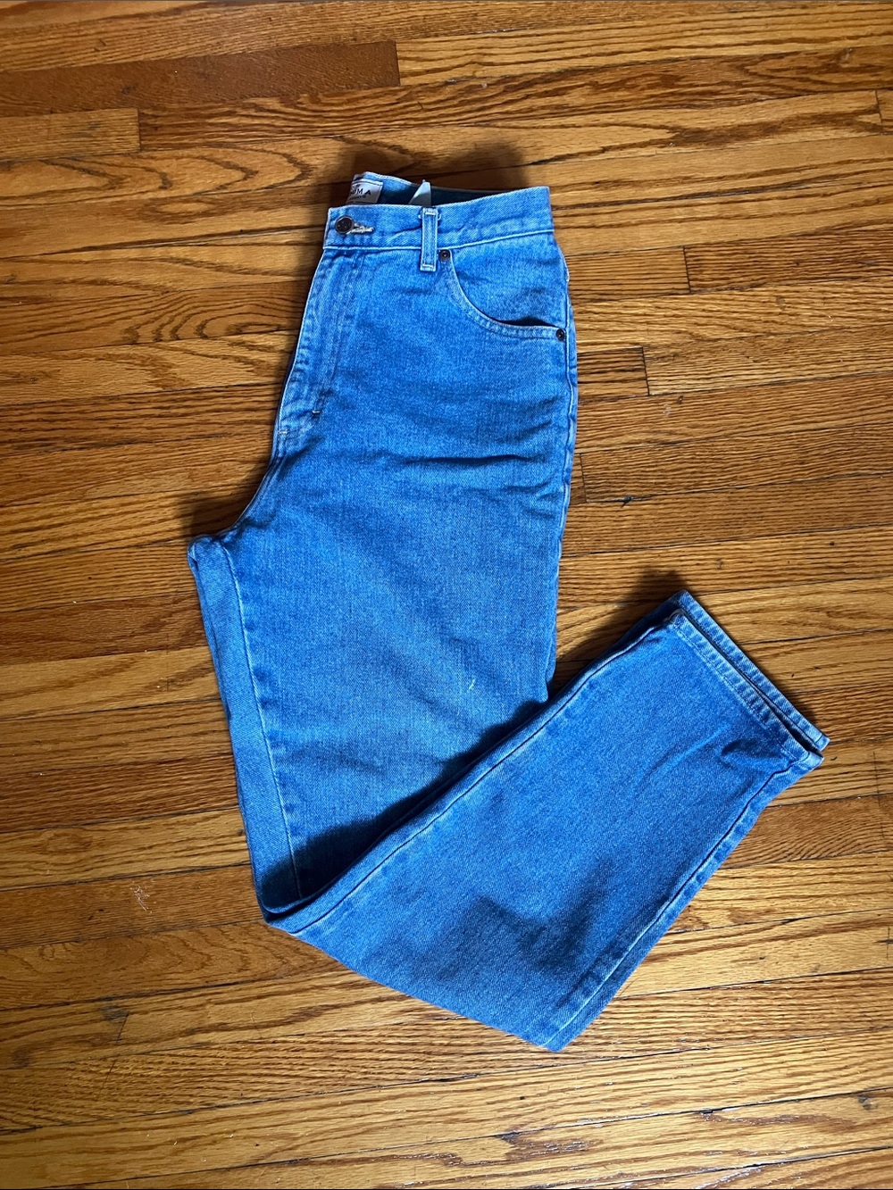 Vintage High-Waisted Straight Leg Jeans